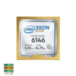 سی پی یو سرور Intel Xeon Gold 6146 Processor