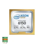 سی پی یو سرور Intel Xeon Gold 6150 Processor
