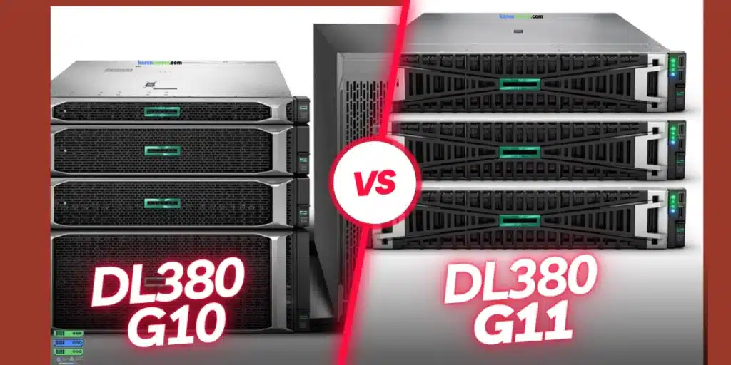 سرور راهنمای انتخاب سرور HP ProLiant DL380 Gen10 در برابر HP ProLiant DL380 Gen11