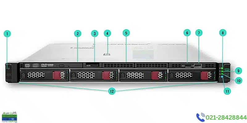 HP-DL360-G11-Front-View-4LFF 